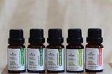 Edible Essential Oil Bug Repellent Combo (Pack of 5 — Lemongrass + Camphor + Peppermint + Sweet…