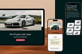 Case Study: Rent-a-car website creation