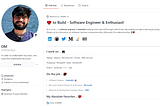 Building GitHub Profile using README.md