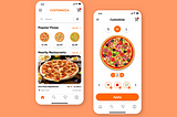 Customizza | Pizza App UI Design