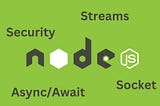 node.js logo with topics covered