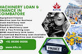 Machinery Loan in Coimbatore