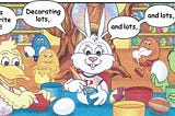 A PAAS promotional comic expands the Easter Bunny mythos