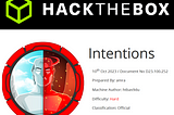 HackTheBox— Intentions