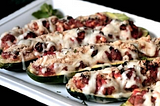 Mediterranean Stuffed Zucchini — Main Dishes — Stuffed Zucchini