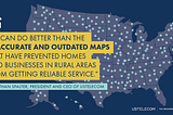 Legislating to Connect America: Improving the Nation’s Broadband Maps