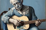 Pablo Picasso’s “The Old Guitarist”