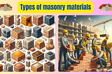Types of masonry materials