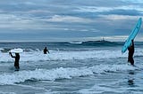 7 lessons learned about life putting on and off a winter wetsuit