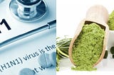 Spirulina a day keeps Swine flu away?