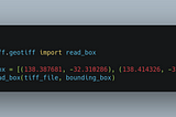 The geotiff Python Package