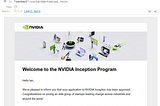 Artemis AI Approved for NVIDIA Inception Program