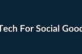 Tech for Social Good: What is Blueprint?