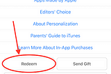 How to redeem app promo-codes