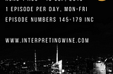The New York wine podcast takeover schedule