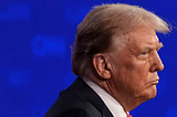 Trump at June 27 debate (Philadelphia Inquirer)