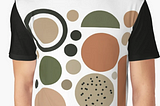 Buy the Minimalist Geometric Abstract Art Graphic T-Shirt