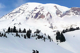 Snowshoeing at Mount Rainier -Family Hike during Spring