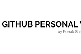 The Complete Github Personal Website Guide