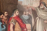 The Soothsayer going off on Caesar in a public space (Image credit: istock.com/bycostello)