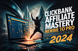 ClickBank Affiliate Mastery Newbie to Pro in 2024