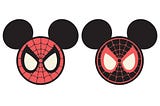 Vintage Style Mickey Spiderman SVG Bundle | Mickey Mouse Ears | Minnie Mouse Ears | Avengers SVG | Instant Download | SVG Mickey Marvel