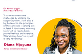 How Africa Investment Advisor Diana Njuguna balances work, motherhood and marriage