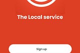 The Local Service app