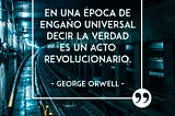 A 67 años de la publicación de 1984, recordamos a George Orwell en este Lunes!