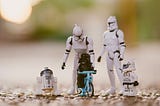Star Wars Figurines Resembling a Family Portrait