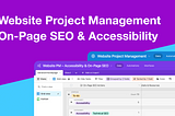 On-Page SEO & Accessibility | Website Project Management