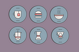 DesignLab | Reflection points Icons