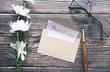 This Year, Express Your Gratitude With a Thank You Note