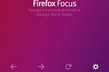 Wireframing Firefox Focus