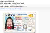 weird bug using fake id via photoshop worth $***