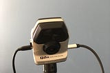 Zoom Q2n Hooked up to line-in and external USB power