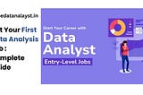 How to get First Data Analysis Job