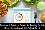 Insulin Resistance Vs Calories In, Calories Out: Decoding The Weight Loss Mystery for Men Over 40…