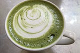 matcha green tea instead of coffee