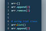 Implementing Data Structures with python without using modules(Basics)