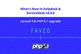 Faveo Helpdesk and Faveo Servicedesk v6.0.0 are released now.