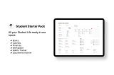 NOTION STUDENT & COLLEGE TEMPLATES