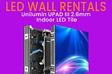 Best LED Wall Rental Companies In USA