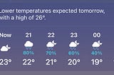 SwiftUI — Weather Hourly Forecast example