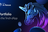 Portfolio in the 1inch dApp