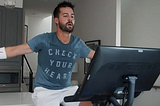 Comedian John Crist excruciatingly accurately depicts every.Peloton.owner.ever.