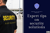 Parking Lot Security Isn’t Optional Anymore — 5 Steps I Recommend as Someone Who’s Seen It Go Wrong