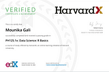 What I learned from Harvard’s Data Science : R basics course