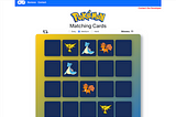 Pokémon Matching Cards: My ReactJS app project