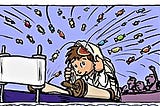 Firing sweets at the Bar Mitzvah boy. (Credit: Beit El Books)